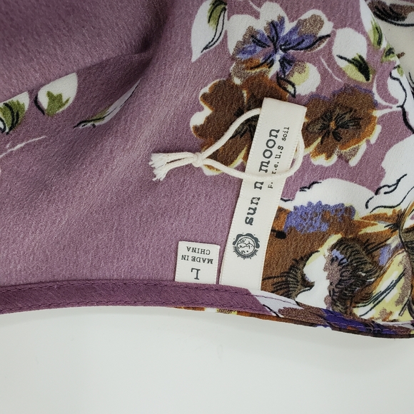 Sun N Moon floral swimsuit cover size large - Picture 9 of 12